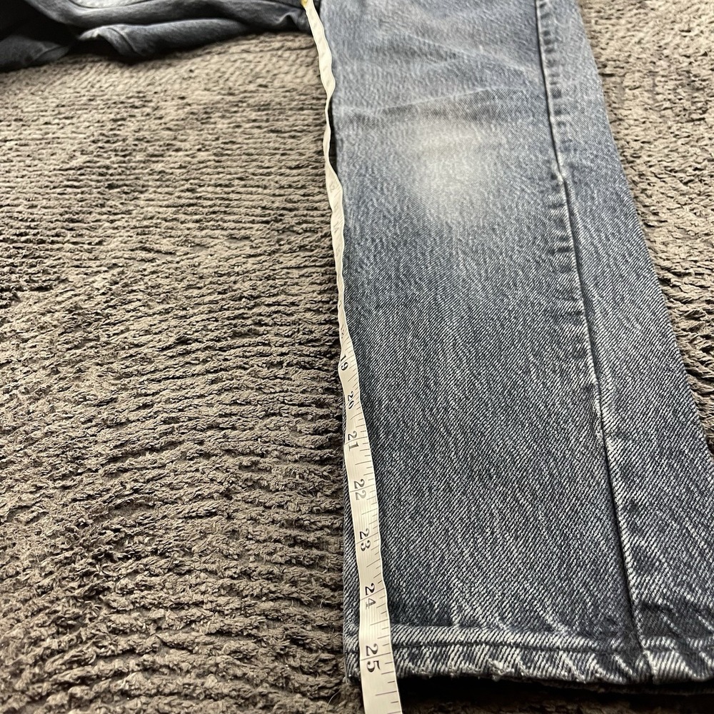 Vintage Levi's 512 Women's Jeans 25x25 USA Made‎ Medium Wash Distressed 90s - Picture 9 of 11